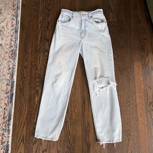 Abercrombie and Fitch 90s straight ultra high rise Jeans